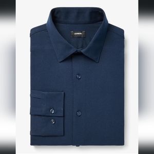 Express fitted (slim) dress shirt